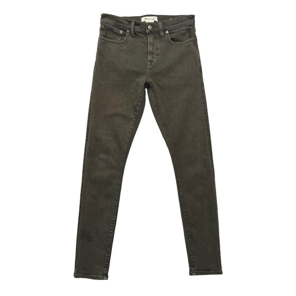 Madewell Women's Dark Green Skinny Jeans